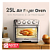 POWERPAC PPAF535 AIR FRYER OVEN WITH ROTISSERIES 25L, 1700W